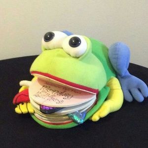A plush toy story book